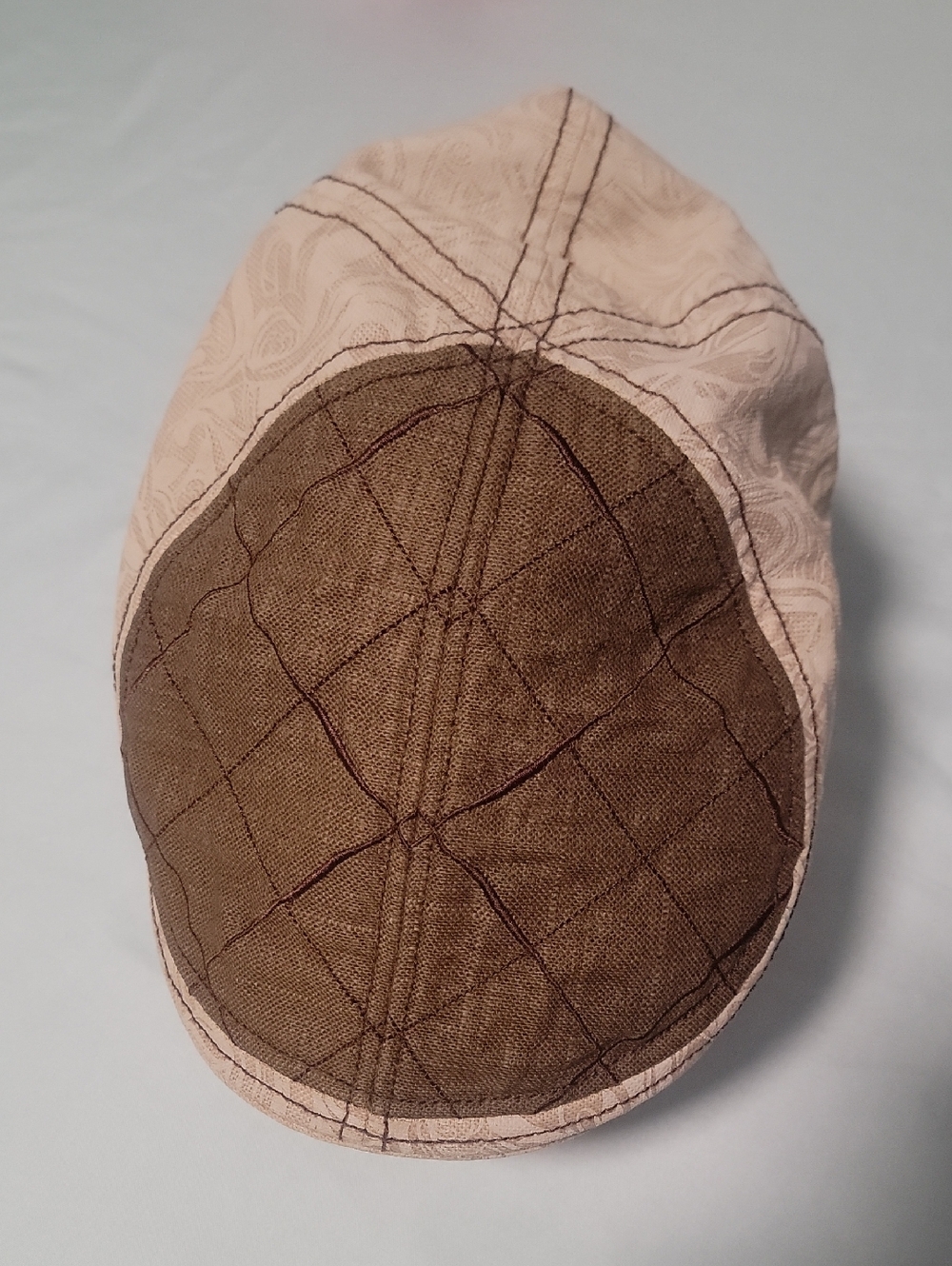 Minna1333 Cap with Dark Brown Patch